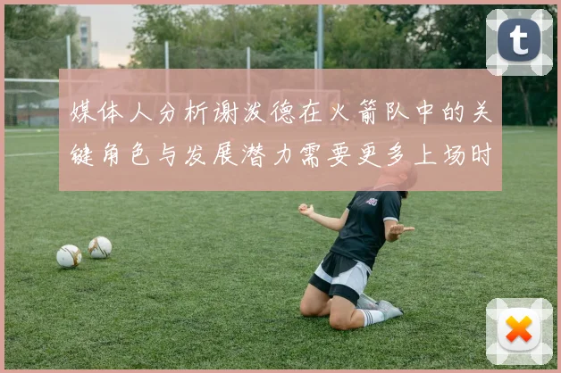 媒体人分析谢泼德在火箭队中的关键角色与发展潜力需要更多上场时间